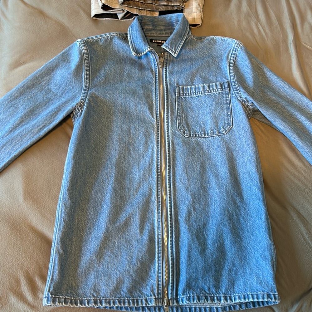 Express men denim jacket